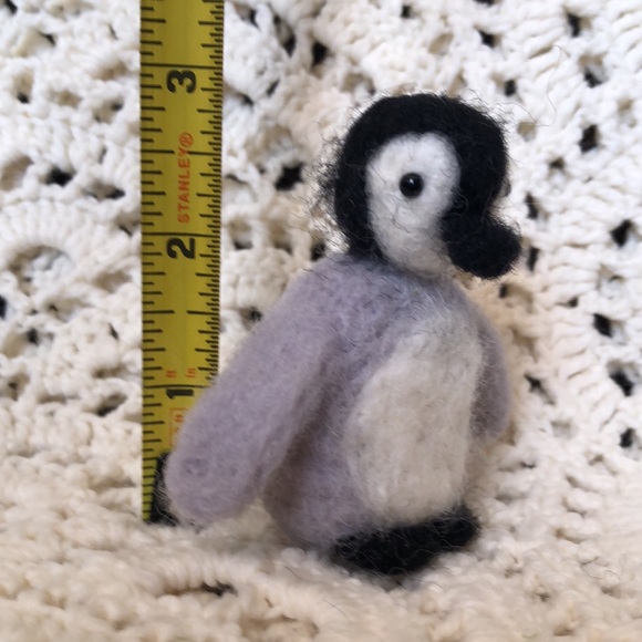 Handmade Needle Felted Penguin - Picture 16 of 16